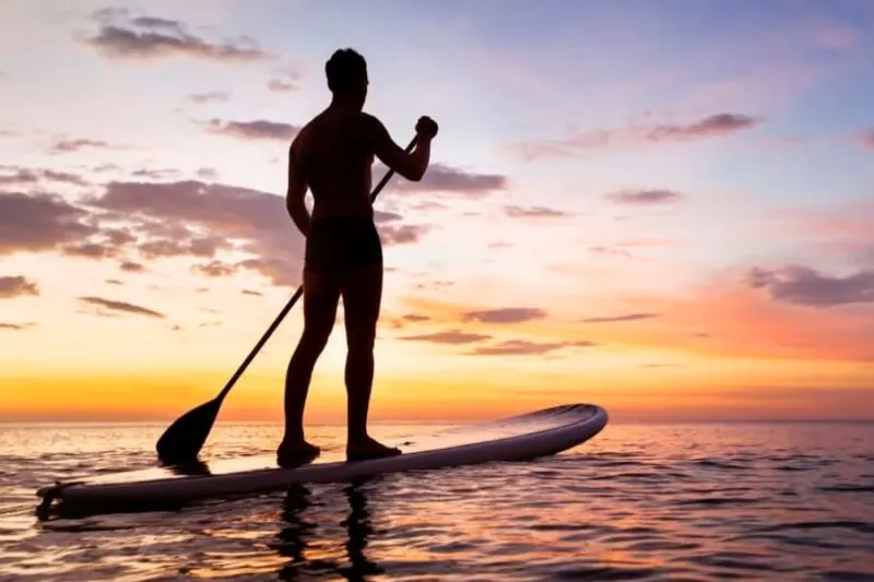 Stand-up paddle na Represa de Avaré